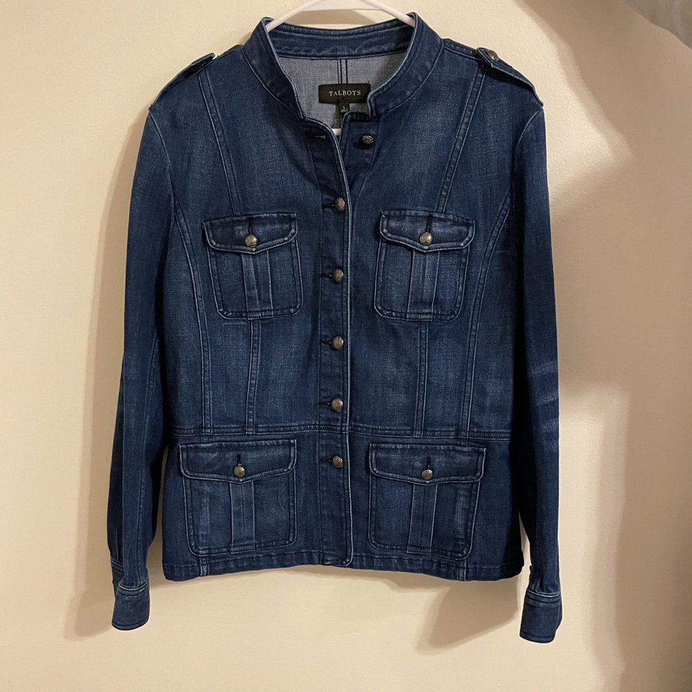 Talbots jean jacket